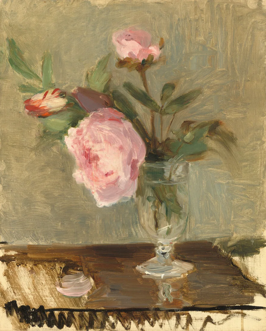 Peonies by Berthe Morisot, c. 1869 – art print