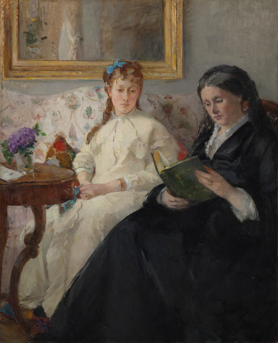The Mother and Sister of the Artist by Berthe Morisot, 1869–70 – art print