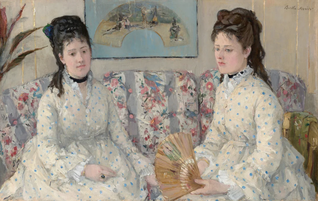 The Sisters by Berthe Morisot, 1869 – art print