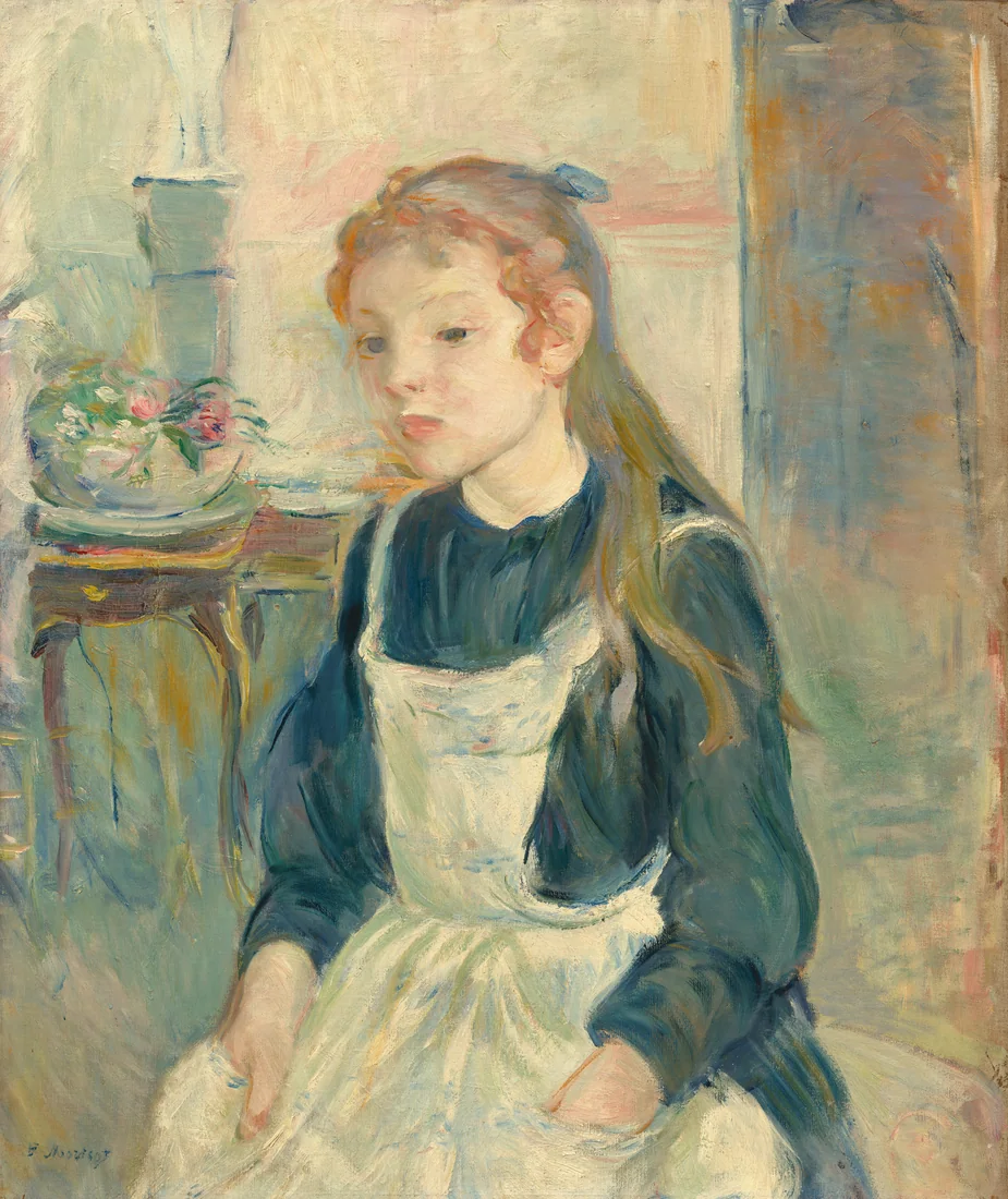 Young Girl with an Apron by Berthe Morisot, 1891 – art print