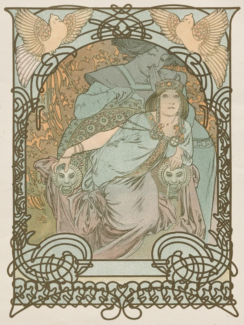 Ilsee, Princess of Tripoli by Alphonse Mucha, 1897 – art print