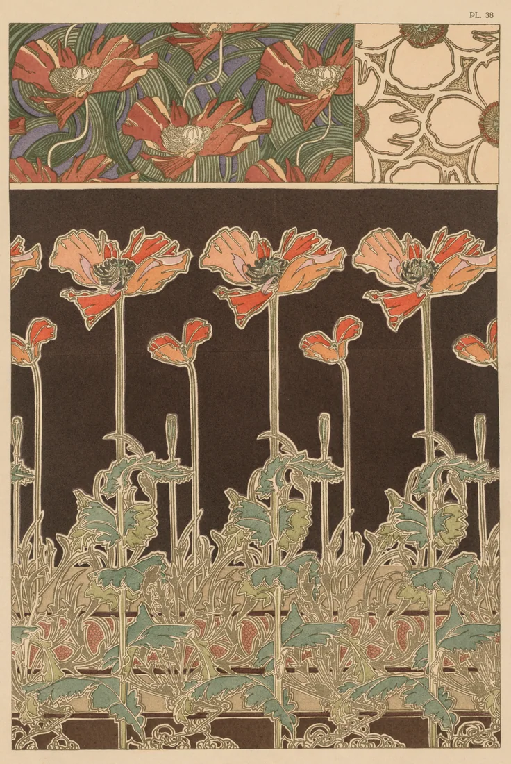 Plate 38 (from the series Documents Décoratifs) by Alphonse Mucha, 1901–2 – art print
