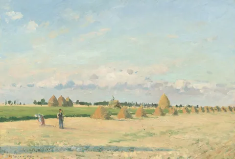Landscape, Ile-de-France by Camille Pissarro