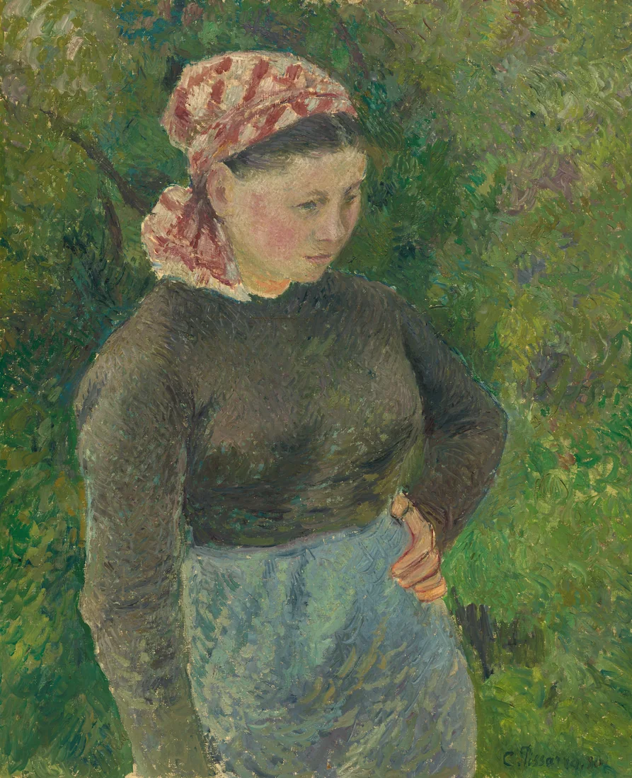 Peasant Woman by Camille Pissarro, 1880 – art print