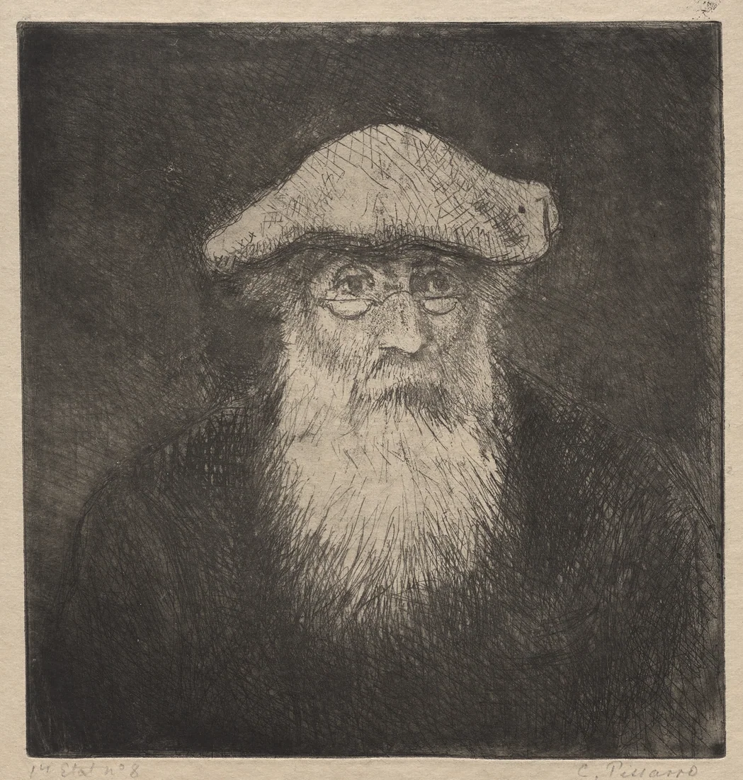 Self-Portrait by Camille Pissarro, c. 1890–91 – art print