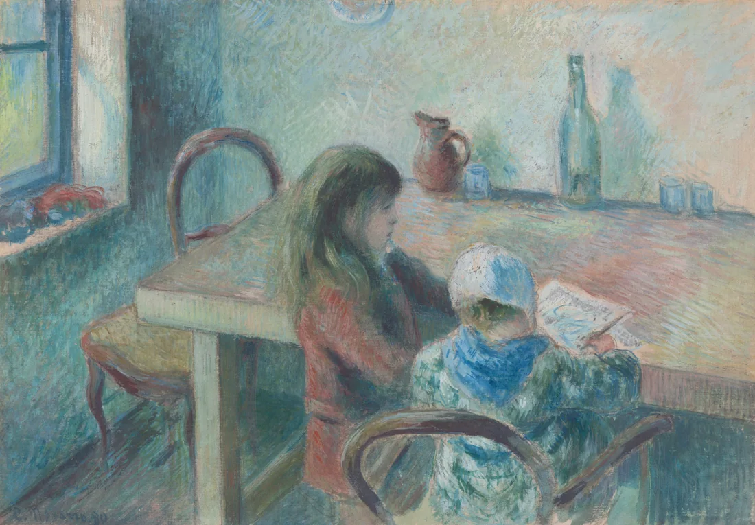 The Children by Camille Pissarro, 1880 – art print