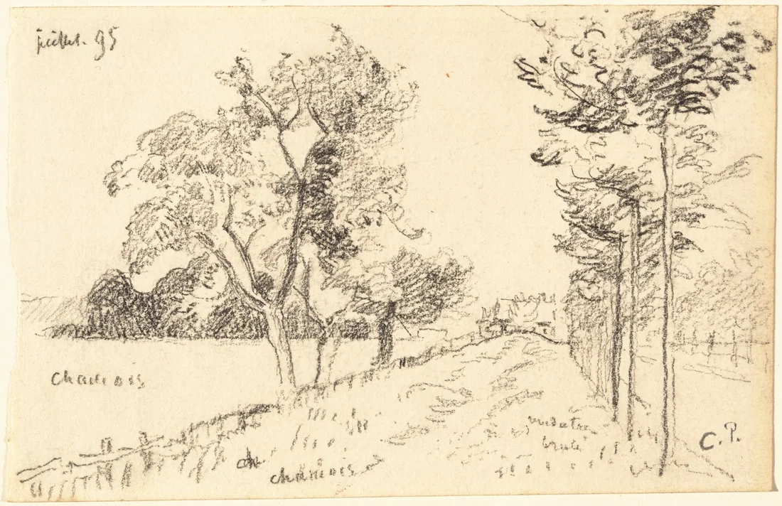 The Driveway by Camille Pissarro, 1895 – art print