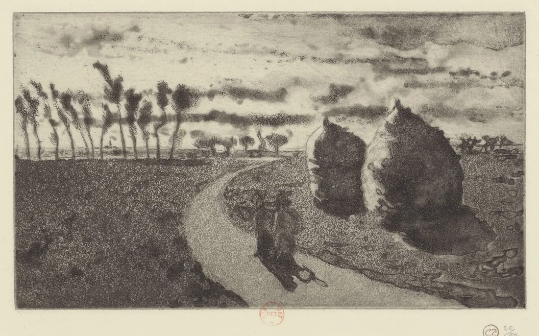 Twilight by Camille Pissarro, 1920 – art print