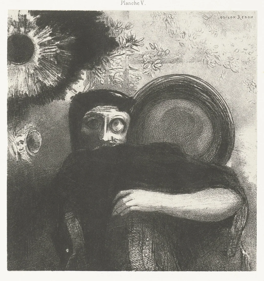 A Strange Juggler by Odilon Redon – art print