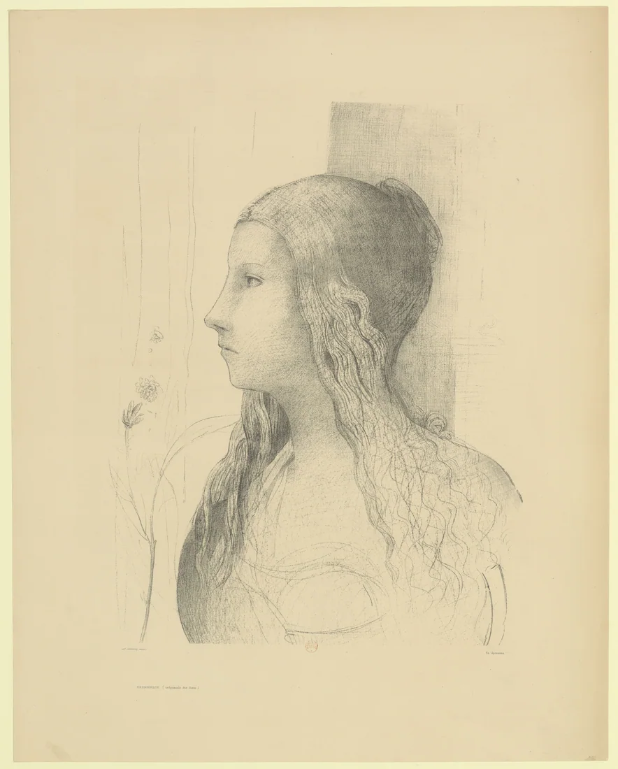 Brünnhilde (Twilight of the Gods) by Odilon Redon, 1894 – art print