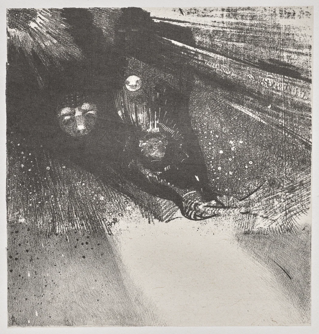 Hideous Larvae by Odilon Redon, 1896 – art print