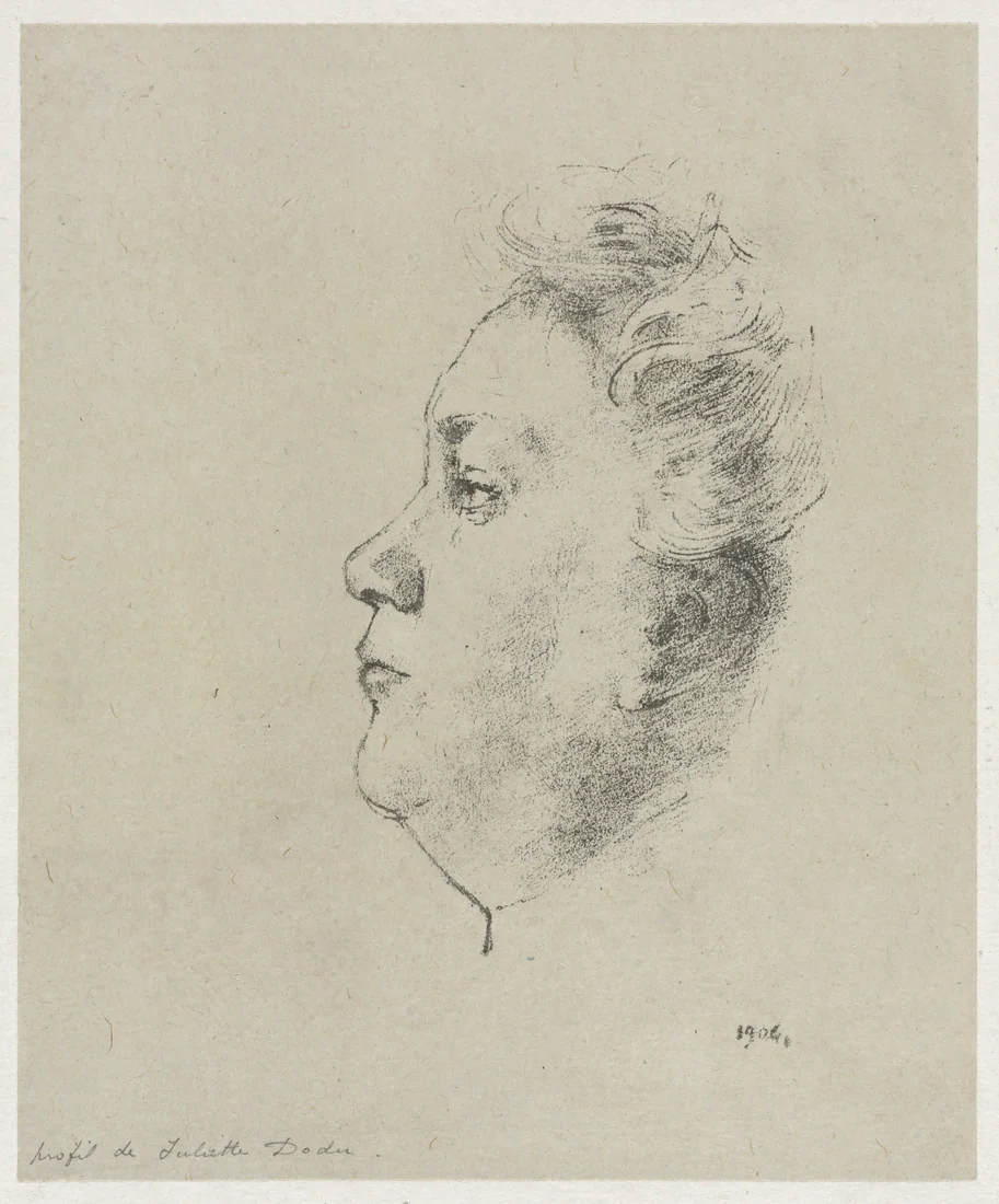 Mlle. Juliette Dodu by Odilon Redon, 1904 – art print