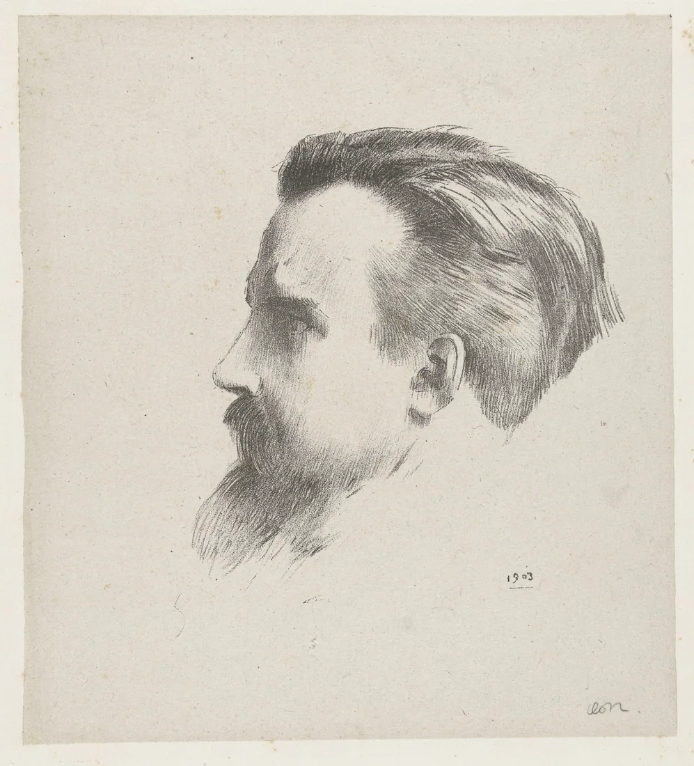 Portrait of Maurice Denis by Odilon Redon – art print