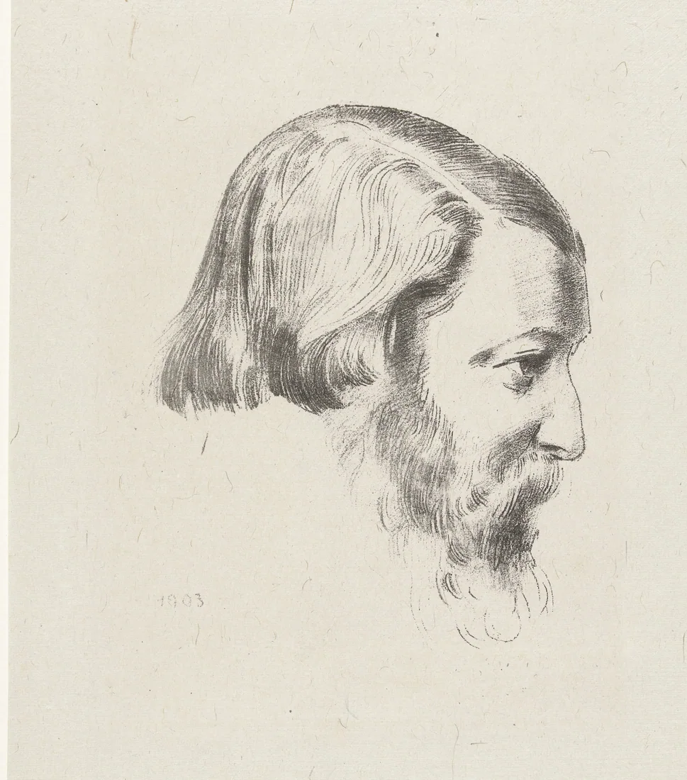 Portrait of Paul Sérusier by Odilon Redon – art print