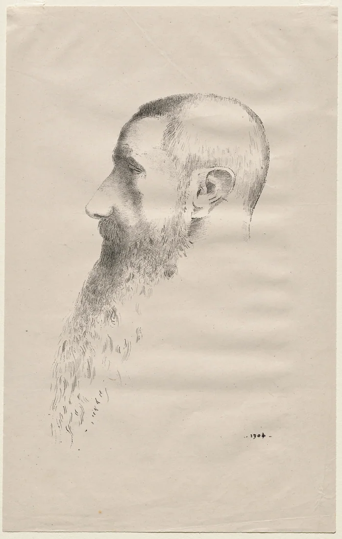 Roger Marx by Odilon Redon, 1904 – art print