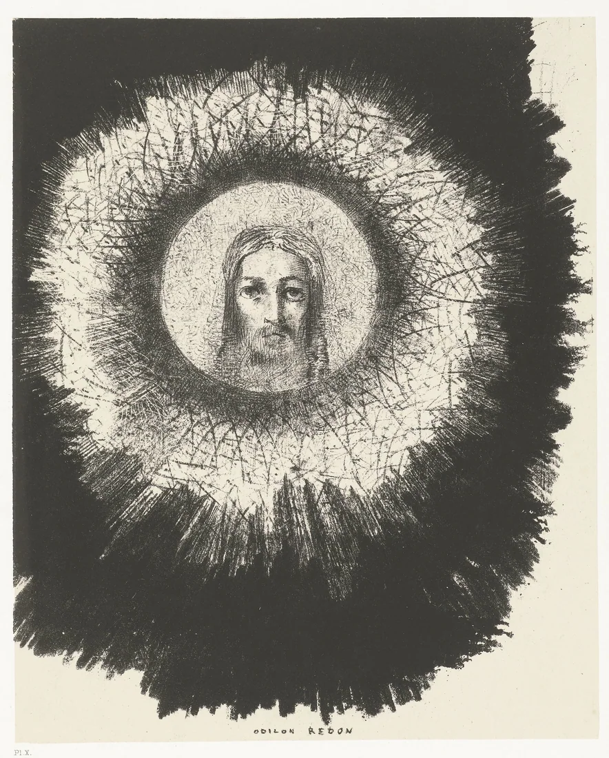 Temptation of Saint Anthony by Odilon Redon – art print