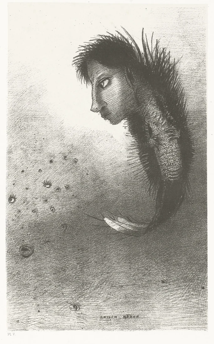The Temptation of Saint Anthony by Odilon Redon – art print