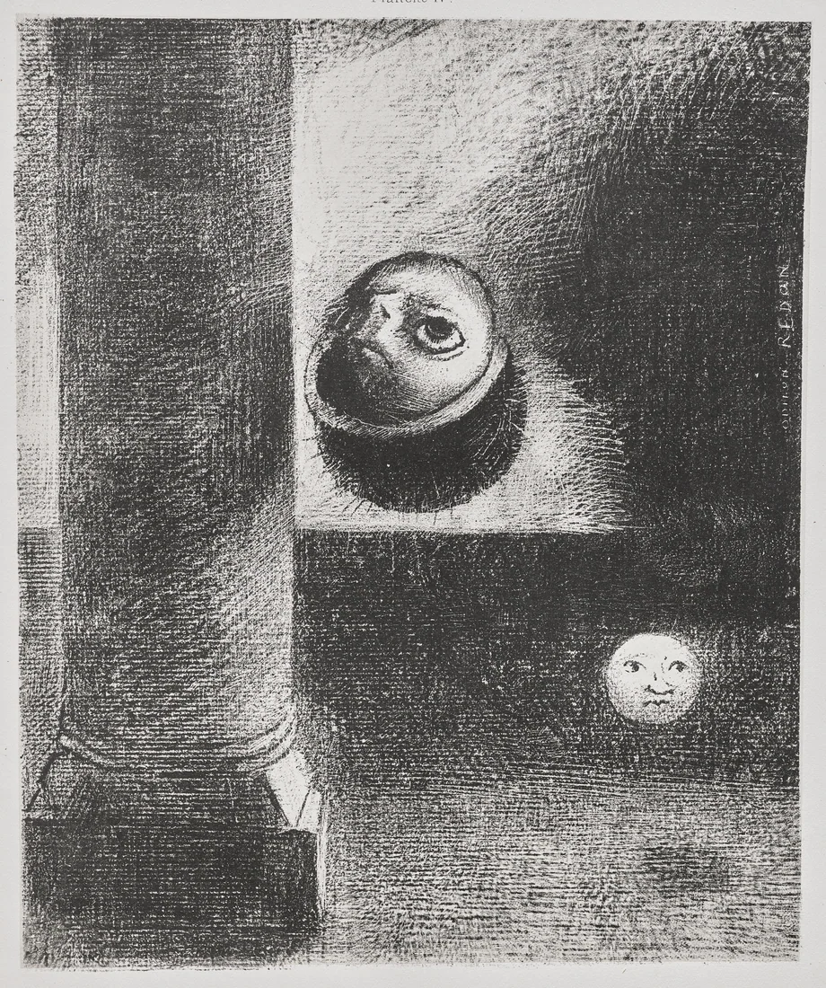 There Were Also Embryonic Beings by Odilon Redon, 1885 – art print