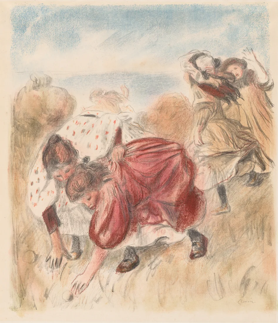 Children Playing Ball by Pierre-Auguste Renoir, 1900 – art print