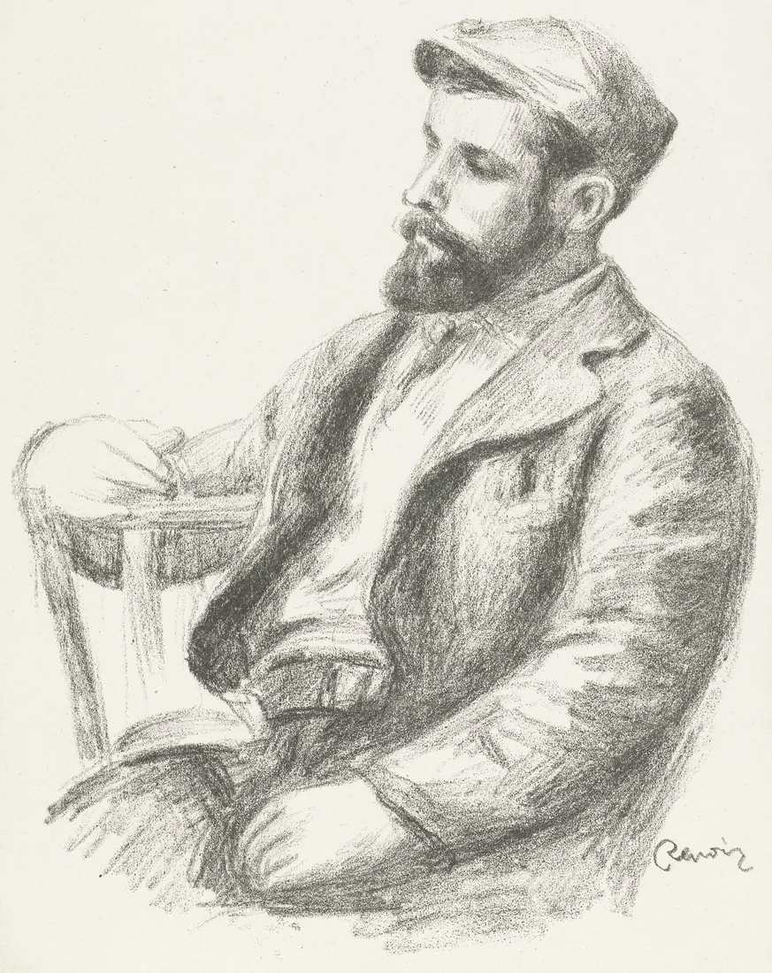 Portrait of the Artist Louis Valtat by Pierre-Auguste Renoir – art print