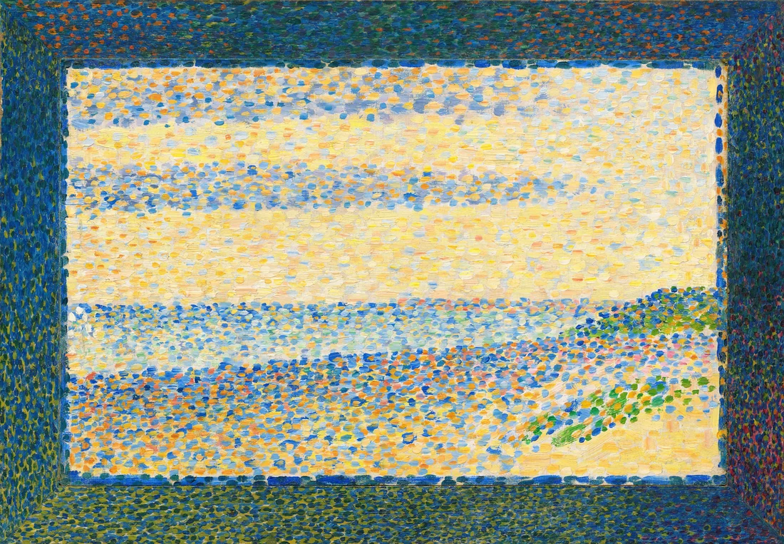 Seascape (Gravelines) by Georges Seurat, 1890 – art print