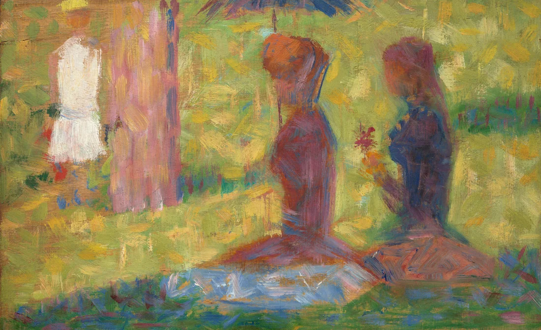 Study of Figures for "La Grande Jatte" by Georges Seurat, 1884–85 – art print