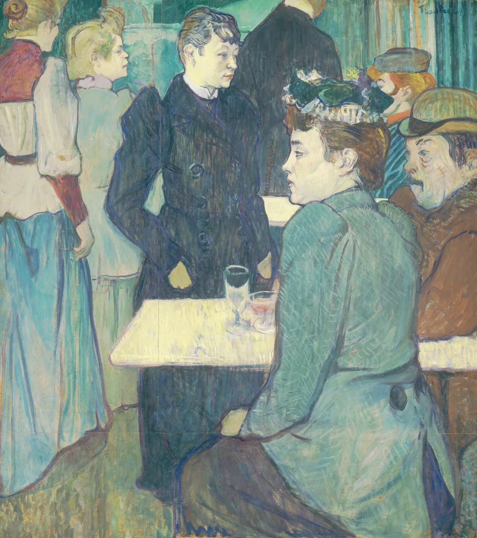 A Corner of the Moulin de la Galette by Henri de Toulouse-Lautrec, 1892 – art print