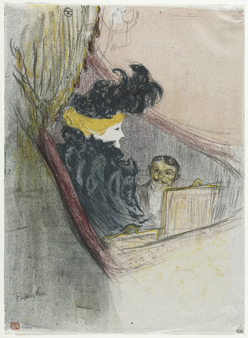 A Princely Idyl, Clara Ward by Henri de Toulouse-Lautrec, 1897 – art print