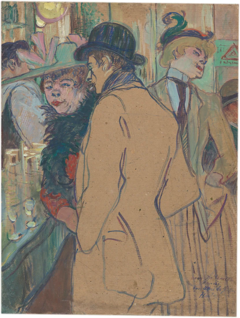 Alfred la Guigne by Henri de Toulouse-Lautrec, 1894 – art print