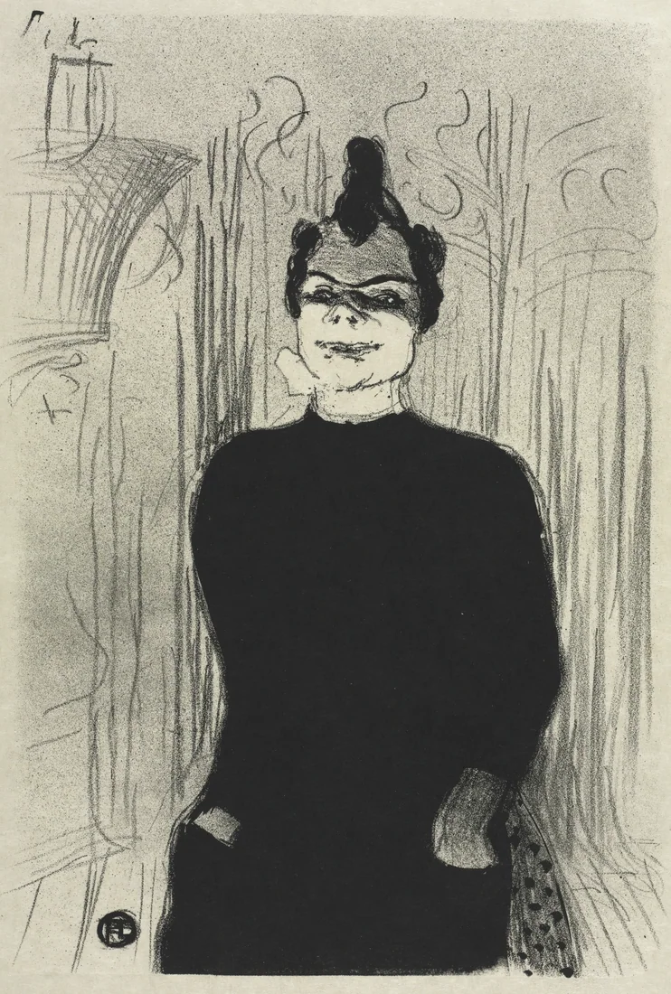 At the Gaieté Rochechouart: Nicolle by Henri de Toulouse-Lautrec, 1893 – art print