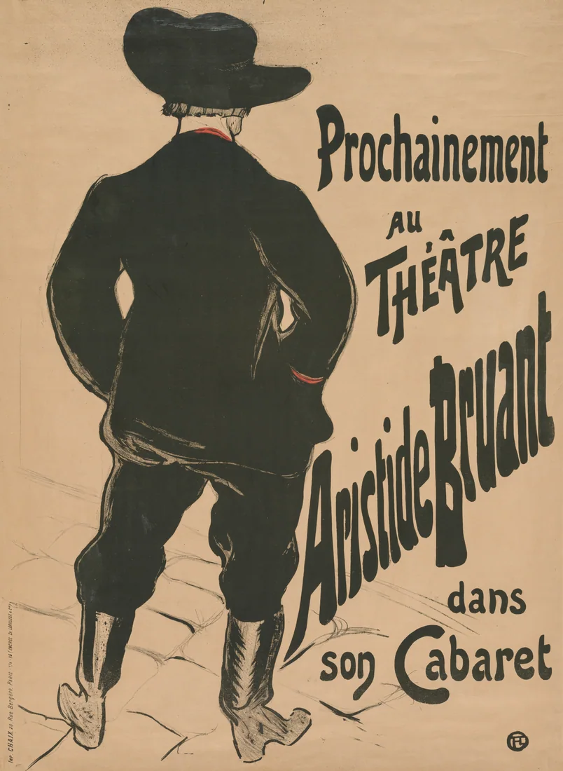 Bruant at the Mirliton by Henri de Toulouse-Lautrec, 1894 – art print
