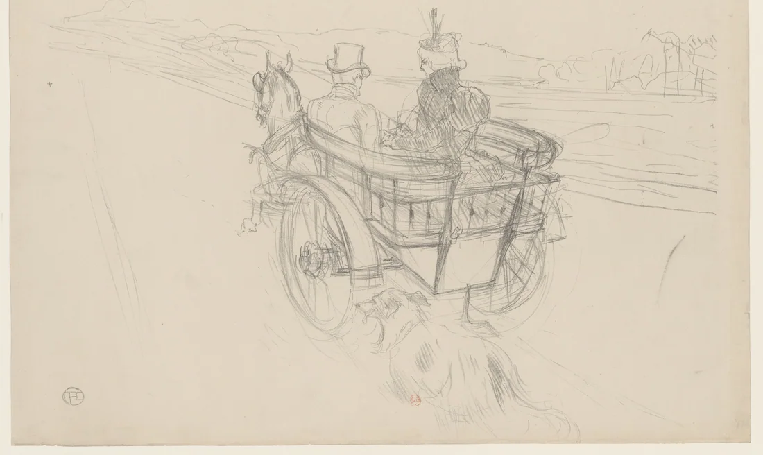 Country Outing by Henri de Toulouse-Lautrec, 1897 – art print