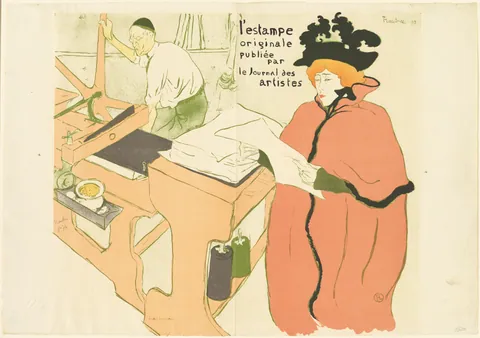 Cover for L'estampe originale by Henri de Toulouse-Lautrec
