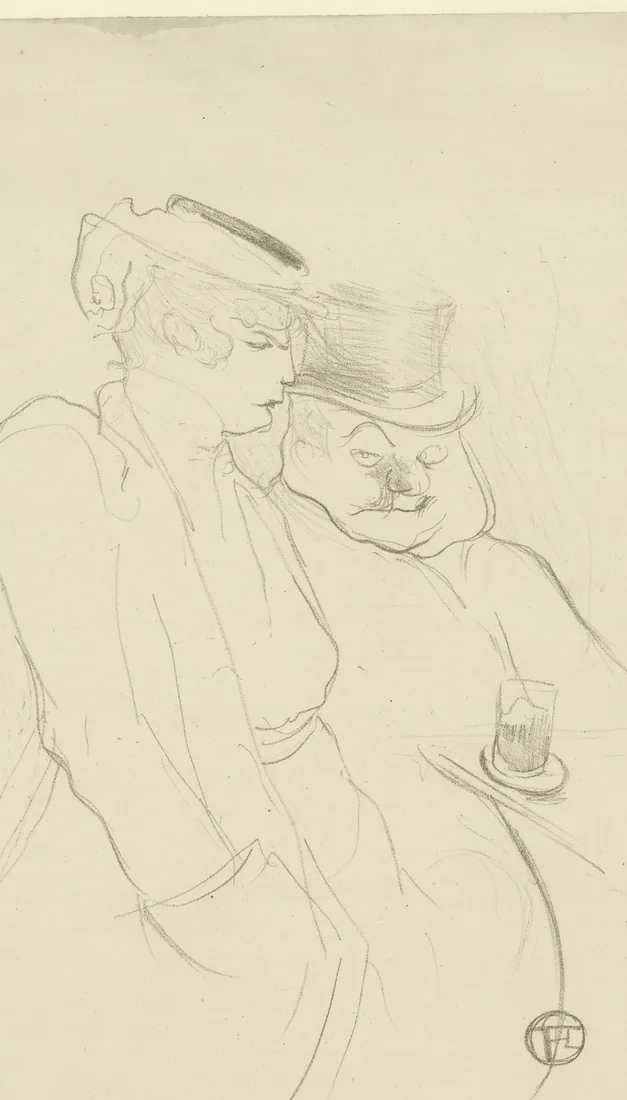 In 'Forty by Henri de Toulouse-Lautrec, 1893 – art print