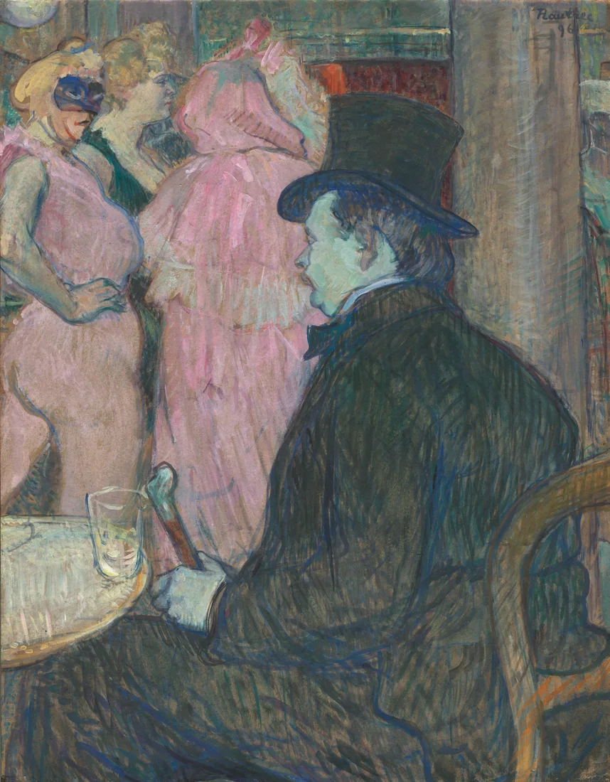 Maxime Dethomas by Henri de Toulouse-Lautrec, 1896 – art print