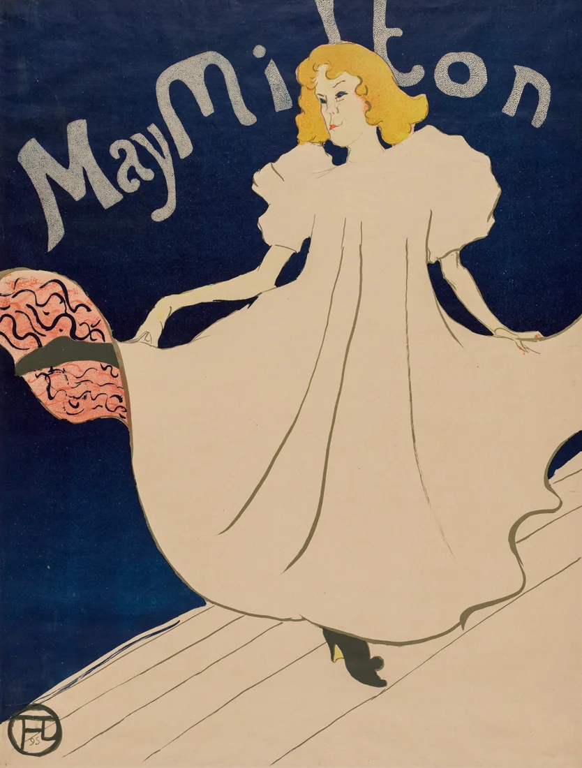 May Milton by Henri de Toulouse-Lautrec, 1895 – art print