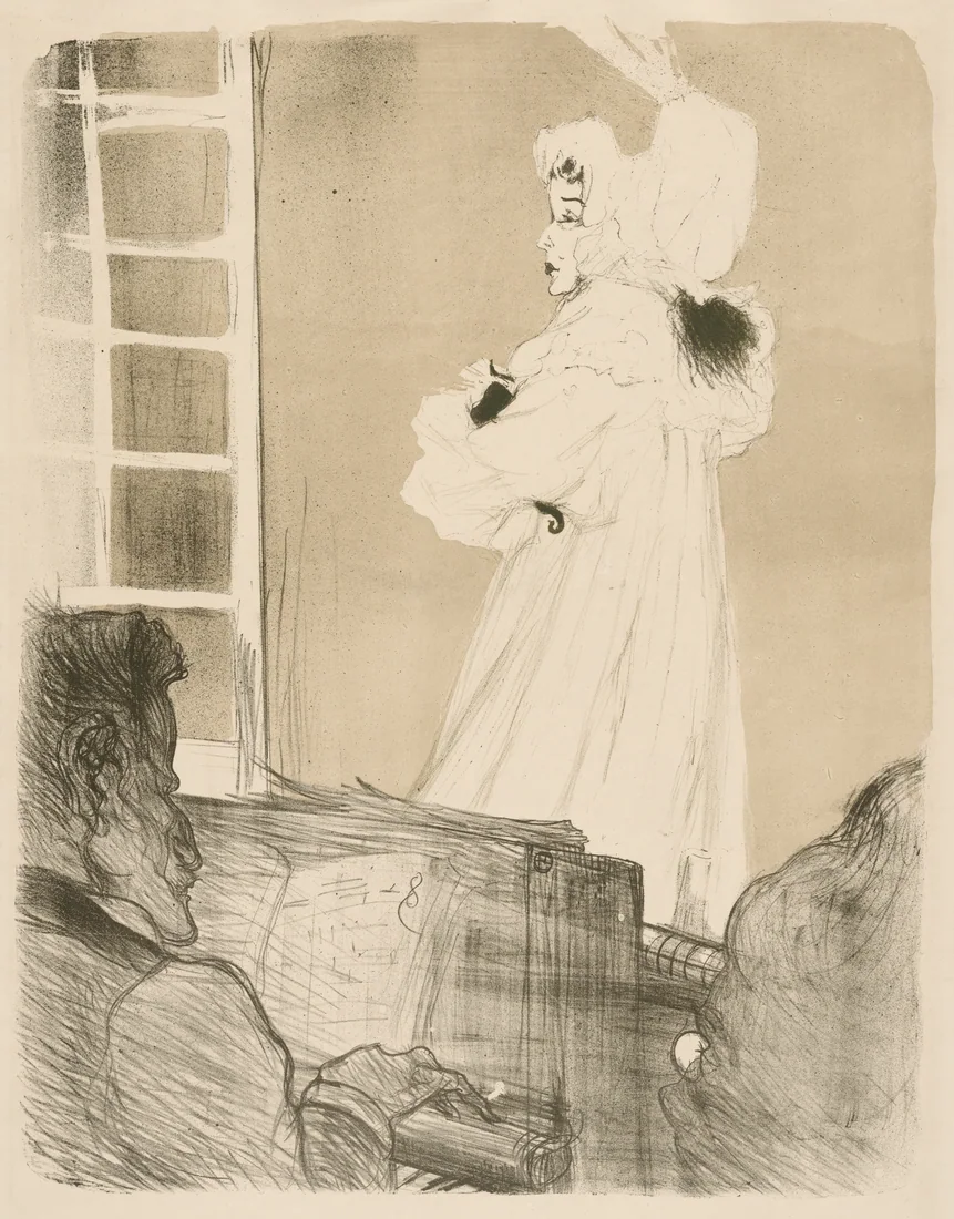 Miss May Belfort by Henri de Toulouse-Lautrec, 1895 – art print