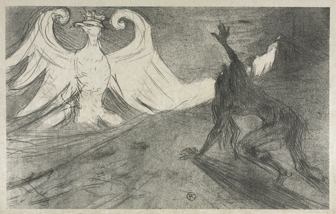 Project for Frontispiece to 'Au pied du Sinaï' by Henri de Toulouse-Lautrec, 1898 – art print