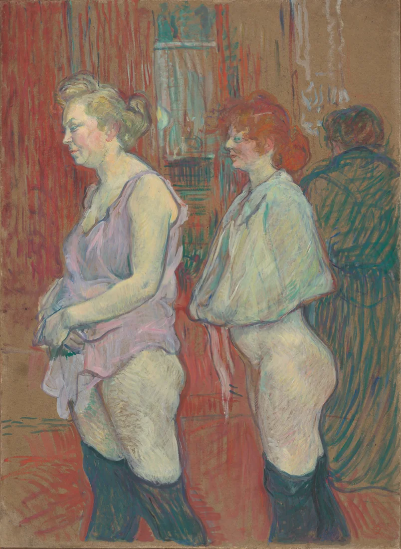 Rue des Moulins by Henri de Toulouse-Lautrec, 1894 – art print