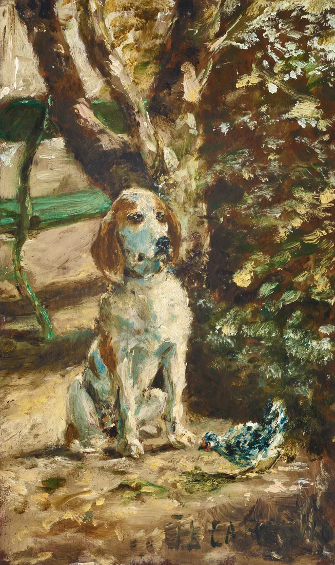 The Artist's Dog Flèche by Henri de Toulouse-Lautrec, c. 1881 – art print
