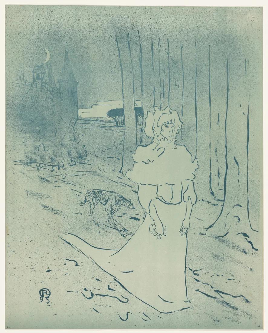 The Chatelaine or the Tocsin by Henri de Toulouse-Lautrec, 1895 – art print