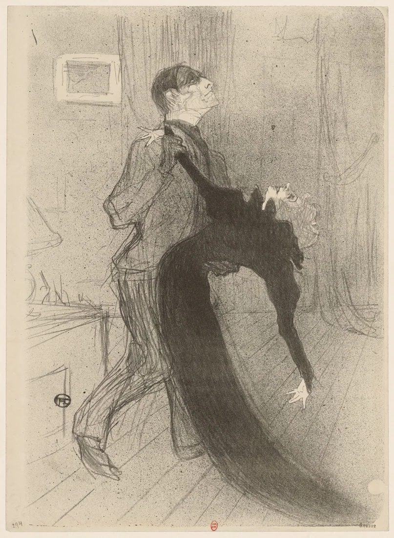 The Fainting Fit by Henri de Toulouse-Lautrec, 1894 – art print