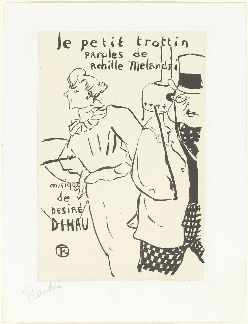 The Little Errand Girl by Henri de Toulouse-Lautrec – art print