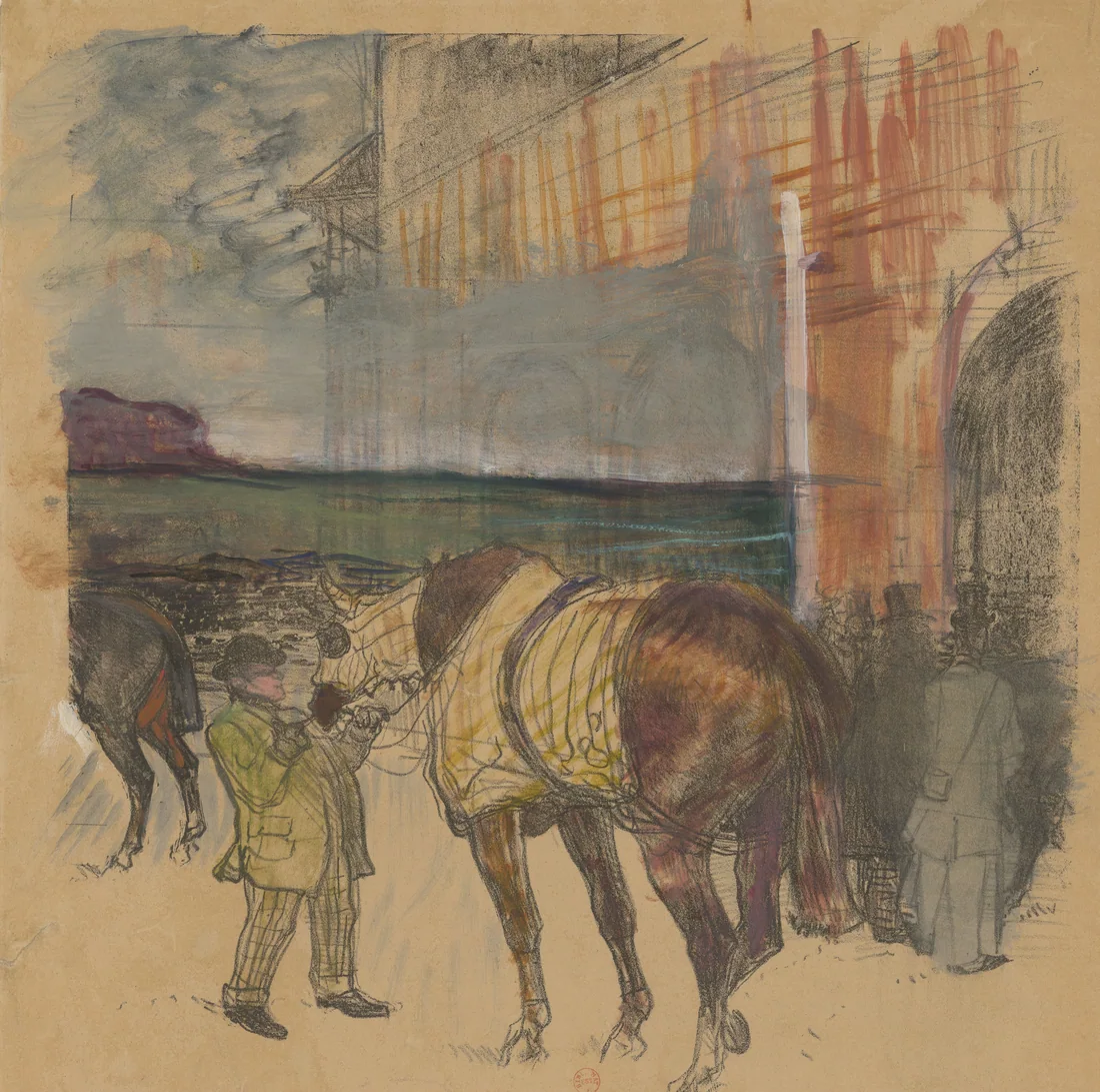 The Paddock by Henri de Toulouse-Lautrec, 1899 – art print