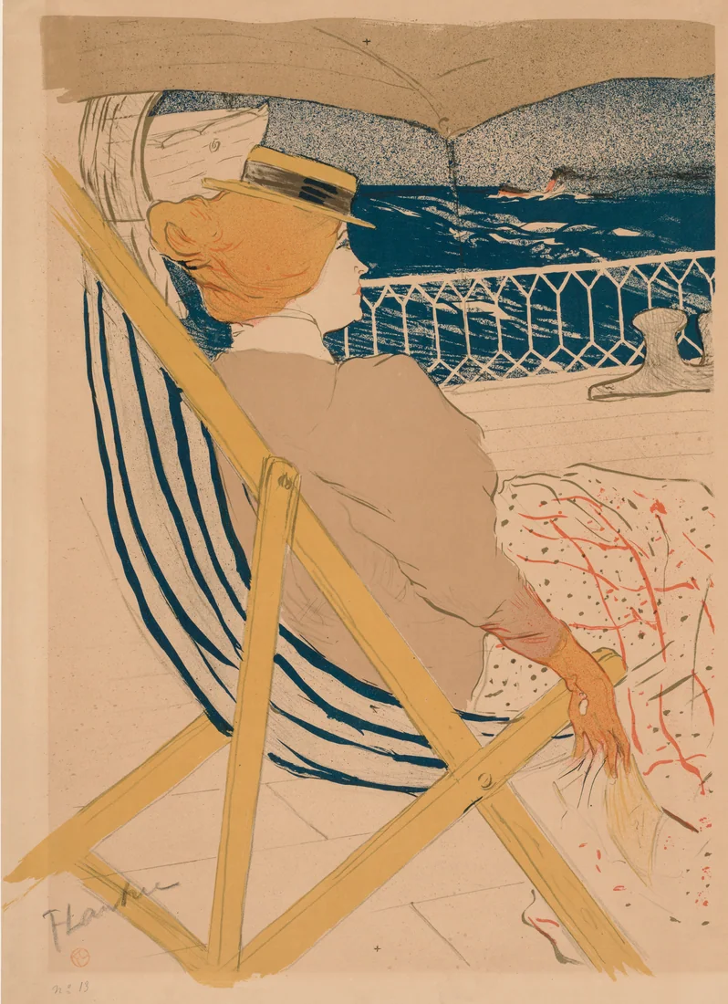 The Passenger of No. 54 by Henri de Toulouse-Lautrec, 1896 – art print