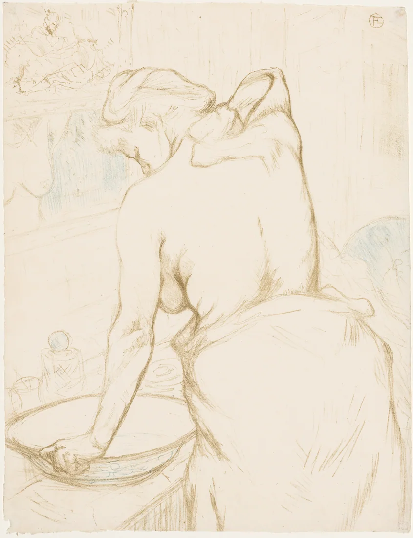 The Toilet (from the series Elles) by Henri de Toulouse-Lautrec, 1896 – art print