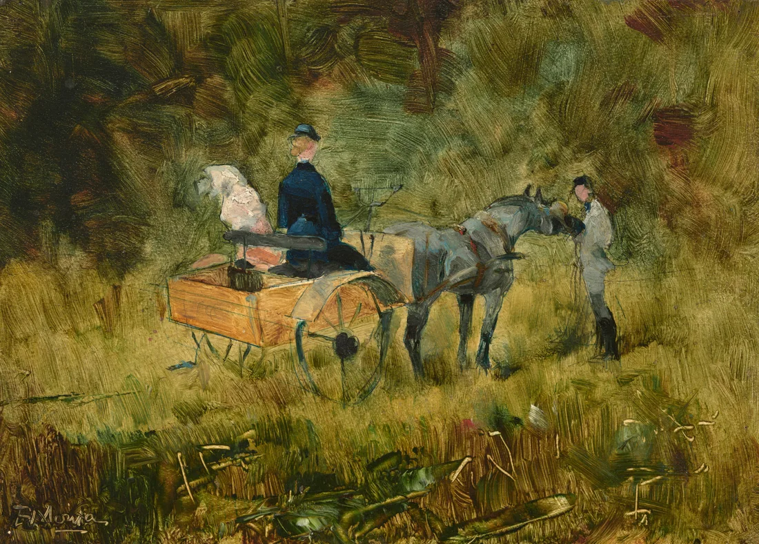 The Trap by Henri de Toulouse-Lautrec, 1880 – art print