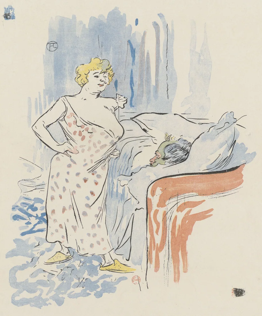 What Shall We Have for Breakfast? by Henri de Toulouse-Lautrec, 1896 – art print