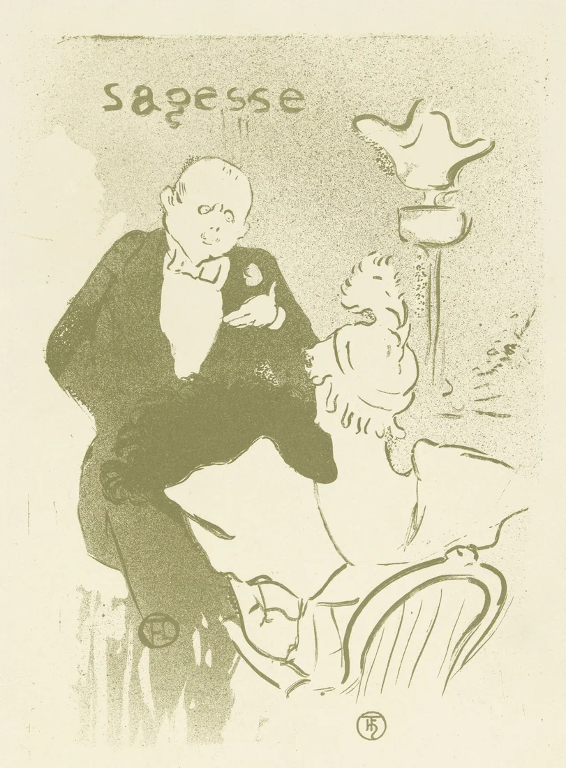 Wisdom by Henri de Toulouse-Lautrec – art print