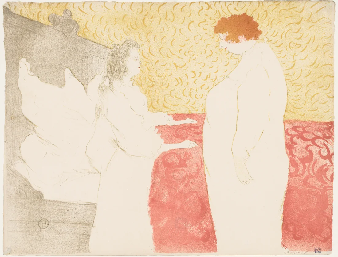 Woman in Bed (from the series Elles) by Henri de Toulouse-Lautrec, 1896 – art print